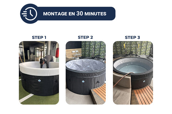 processus montage NetSpa Ice Bath
