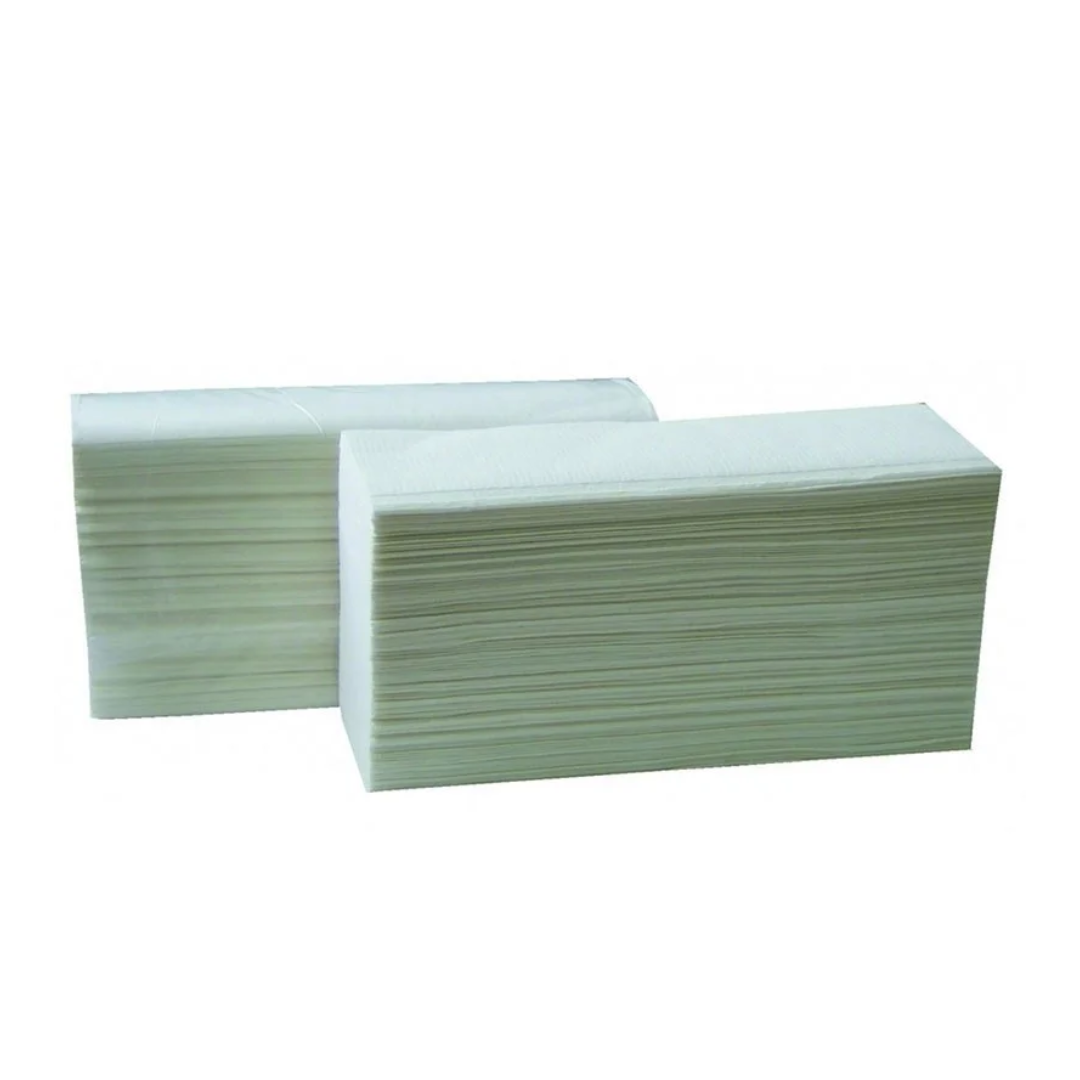 ESSUIE-MAINS enchévêtrés Pliés en Z - Formats 24x24cm - PURE CELL. blanc 2plis Gaufré Collé