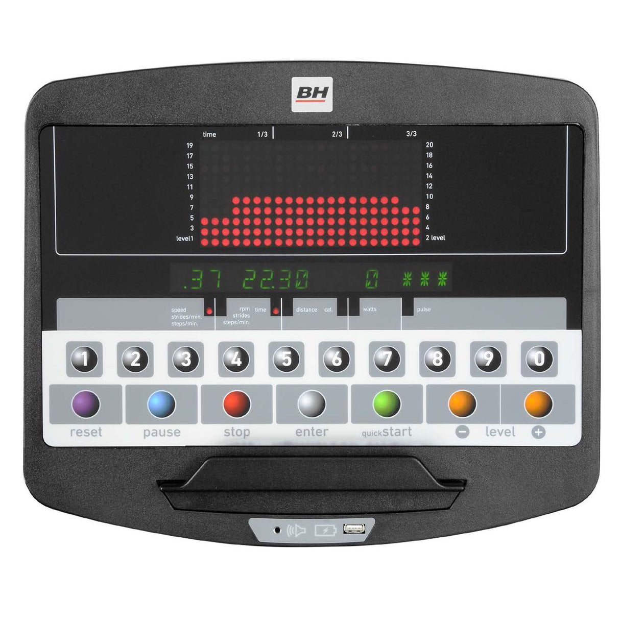 BH FITNESS - VELO SEMI-ALLONGE INERTIA H775 LED