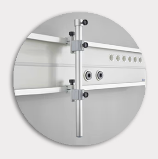 Supports pour rails médicaux ROPIMEX - Modèles GSH