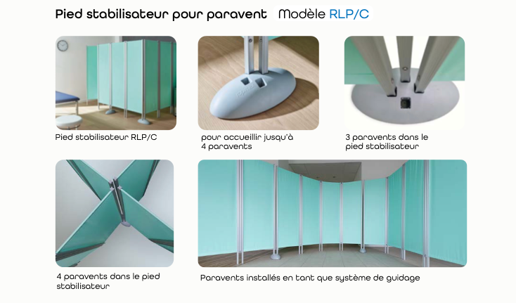 Paravent léger ROPIMEX - modèle RLP