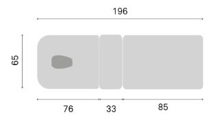Table de massage électrique FERROX® CHAGALL NEO - 3 plans