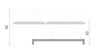 Table de massage électrique FERROX® PICASSO CLUB - 2 plans