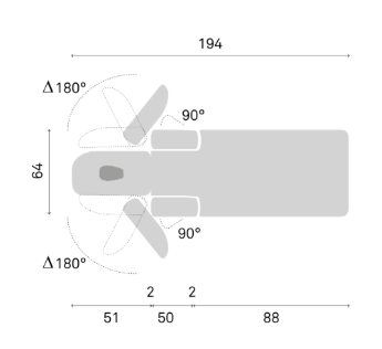 Table de massage électrique FERROX® MATISSE PRO 2+2 - 6 plans