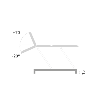 Table de massage électrique FERROX® MATISSE PRO 2+2 - 6 plans