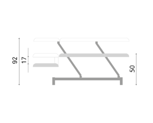 Table de massage électrique FERROX® MATISSE Reverso - 4 plans