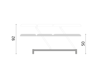 Table de massage électrique FERROX® CEZANNE Jr - 5 plans