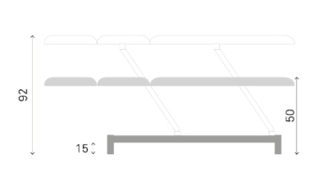 Table de massage électrique FERROX® PICASSO Suite - 3 plans