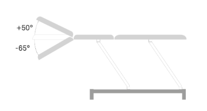Table de massage électrique FERROX® PICASSO Suite - 3 plans