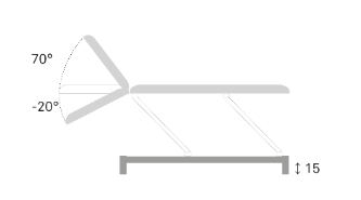 Table de massage électrique FERROX® DEGAS Pro - 2 plans