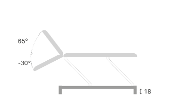 Table de massage électrique FERROX® DEGAS RPG - 4 plans
