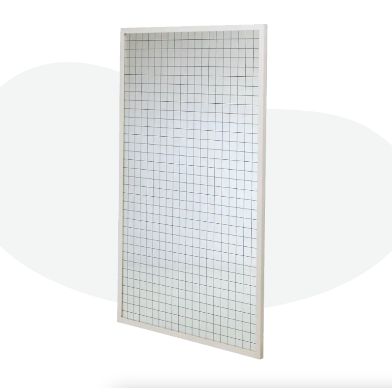 Miroir mural - avec ou sans quadrillage