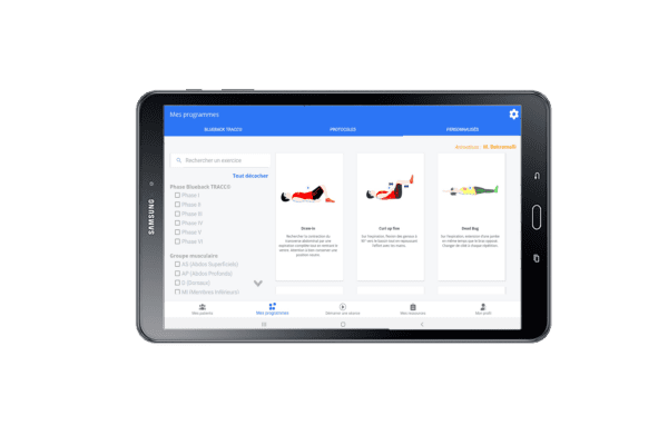 Blueback Physio - Configuration EXPERT + tablette tactile