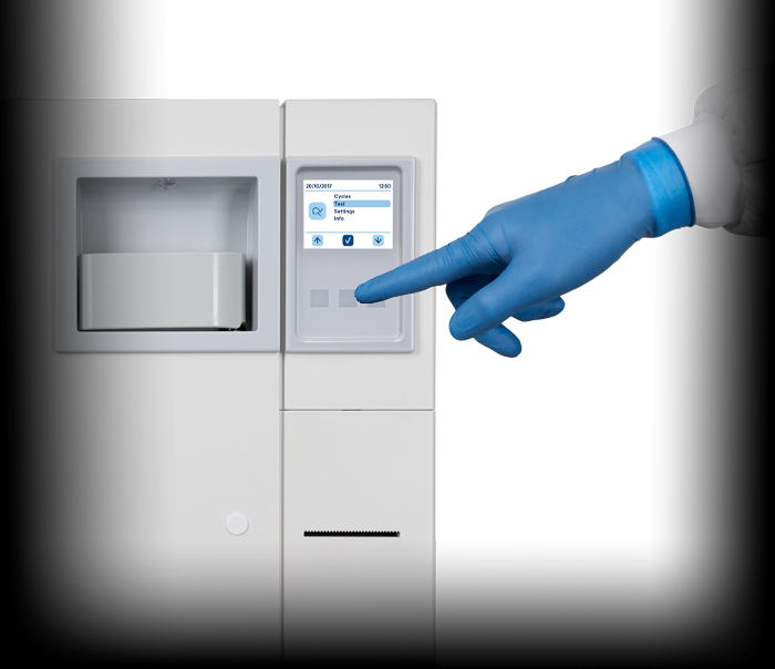 ecran de controle autoclave E6 euronda