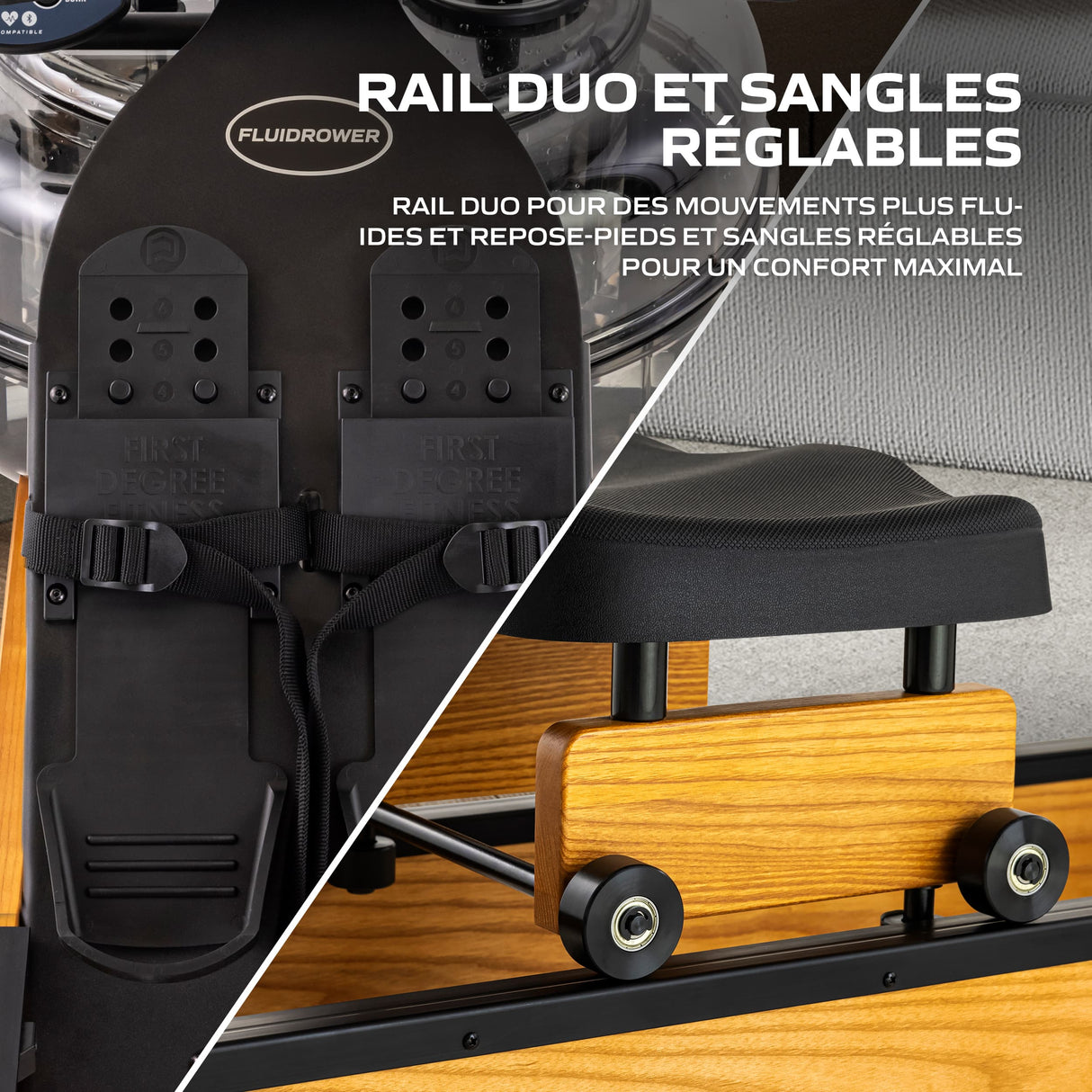 Rameur Fluid Rower – Apollo V