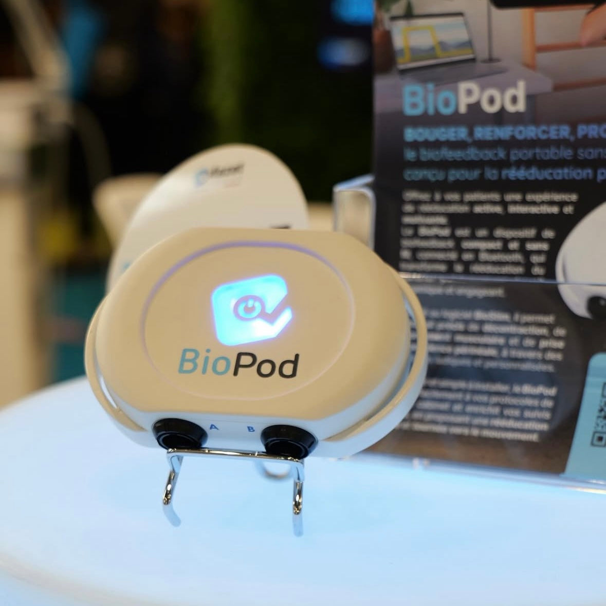 BioPod - Appareil de biofeedback portable sans fil pour la rééducation périnéale - Mazet Santé