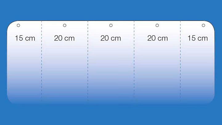 Rideau médical RopiCare® semi rigide & pliable ROPIMEX- avec fenêtre translucide