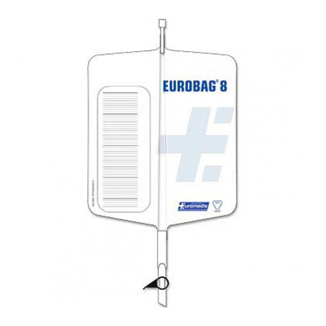 Poche à urine stérile - 2L avec site + robinet à clapet