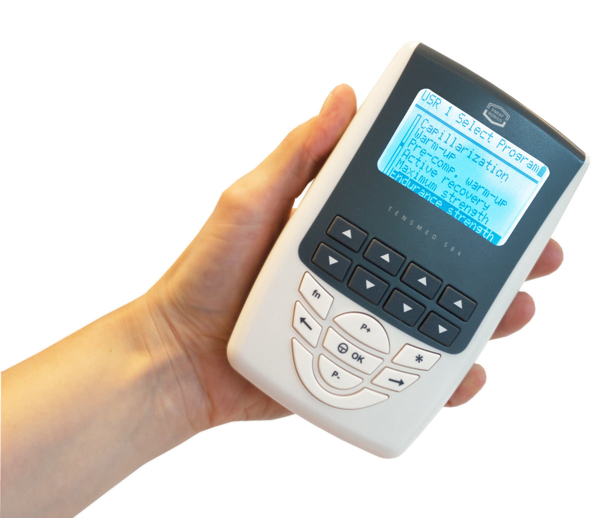 TensMed enraf dans la main