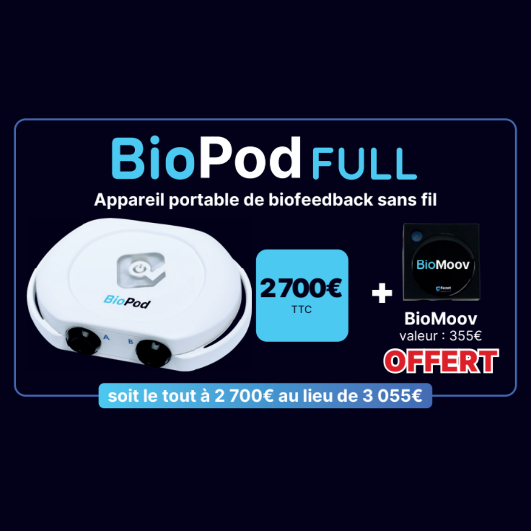 BioPod version Full (fonctionne seul en bluetooth sur ordinateur et avec Biostim)