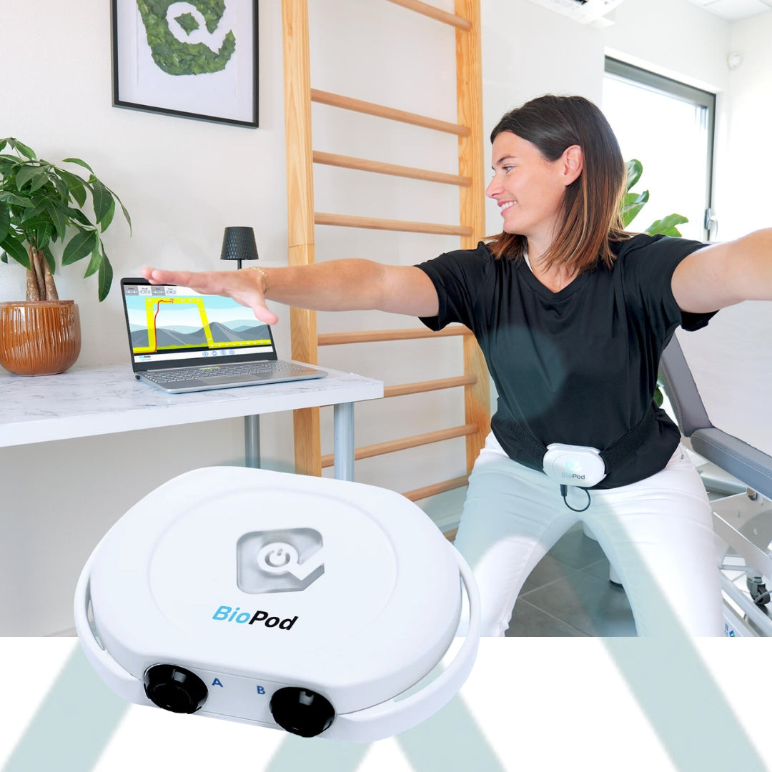 BioPod - Appareil de biofeedback portable sans fil pour la rééducation périnéale - Mazet Santé