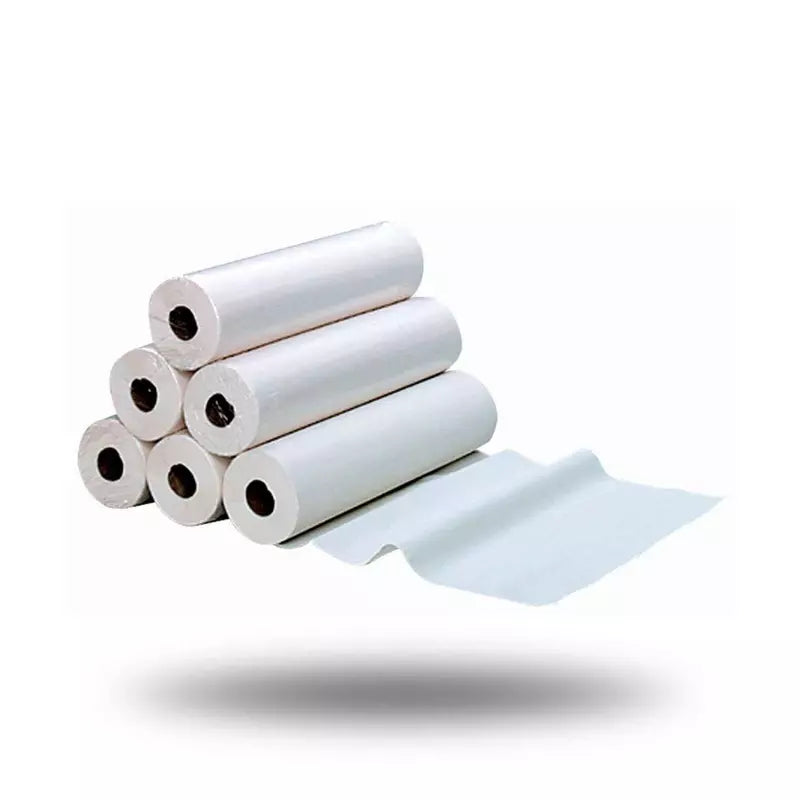 Draps d'examen gaufrés plastifiés 180 formats BLANCS - Carton de 6