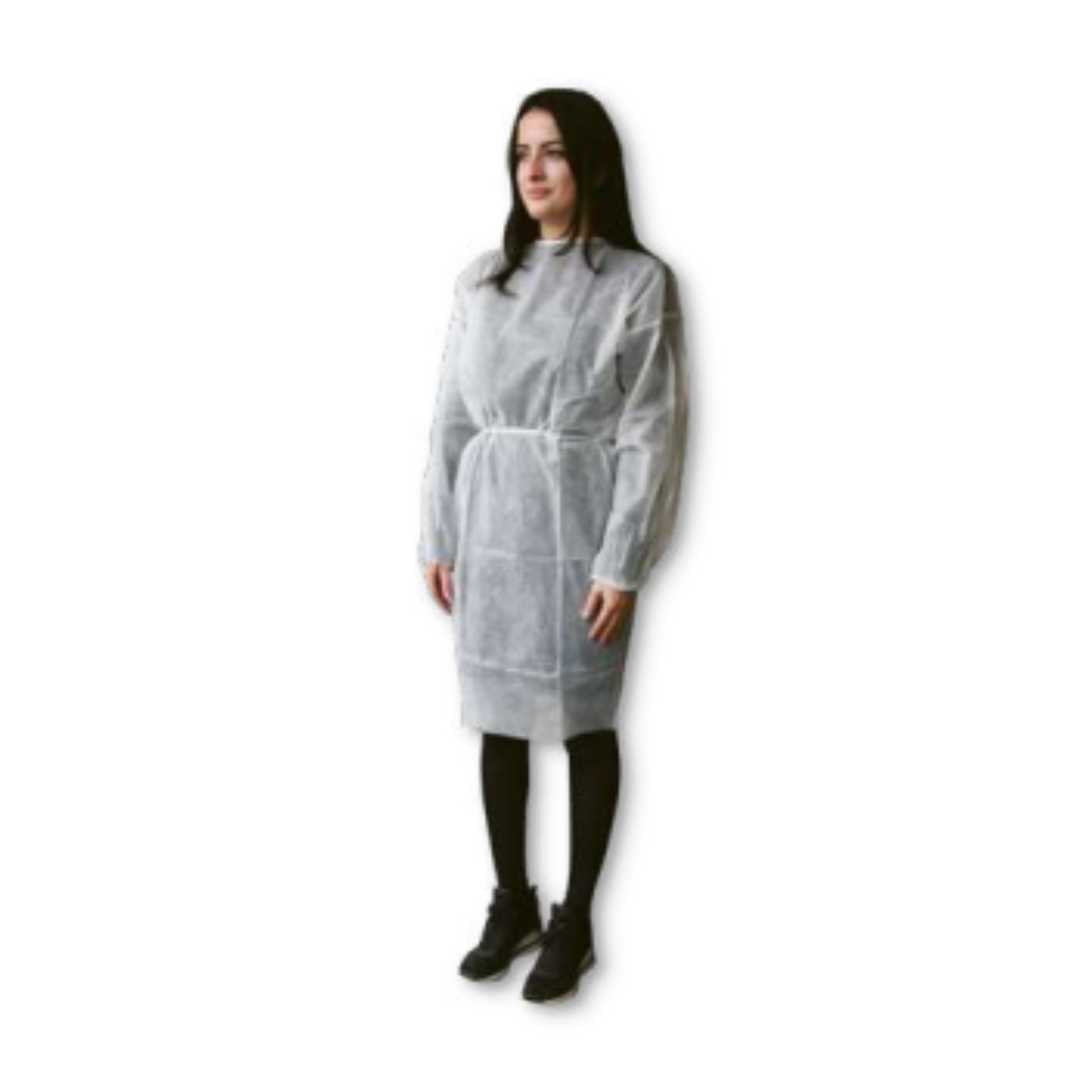 Blouse non tissé 25g/m2 manches longues - Bleu - Lot de 10