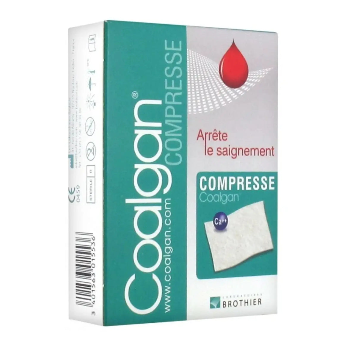 COALGAN Compresses hémostatiques - Boite de 5