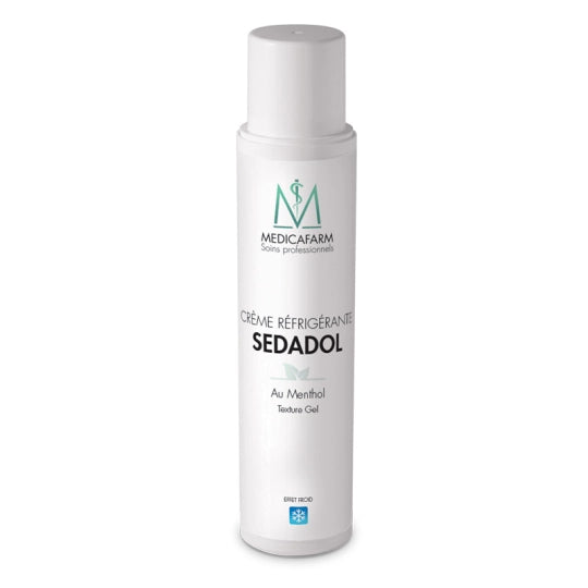 Crème Réfrigérante SEDADOL au Menthol - Texture Gel - Flacon Airless 250 ml