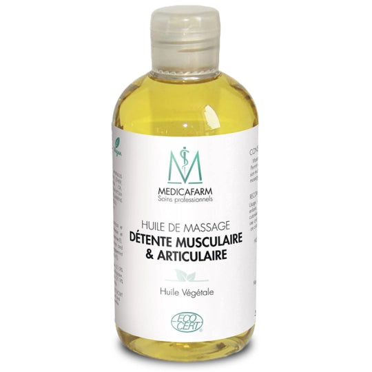 Huile de Massage Détente Musculaire & Articulaire - Bio - 250ml