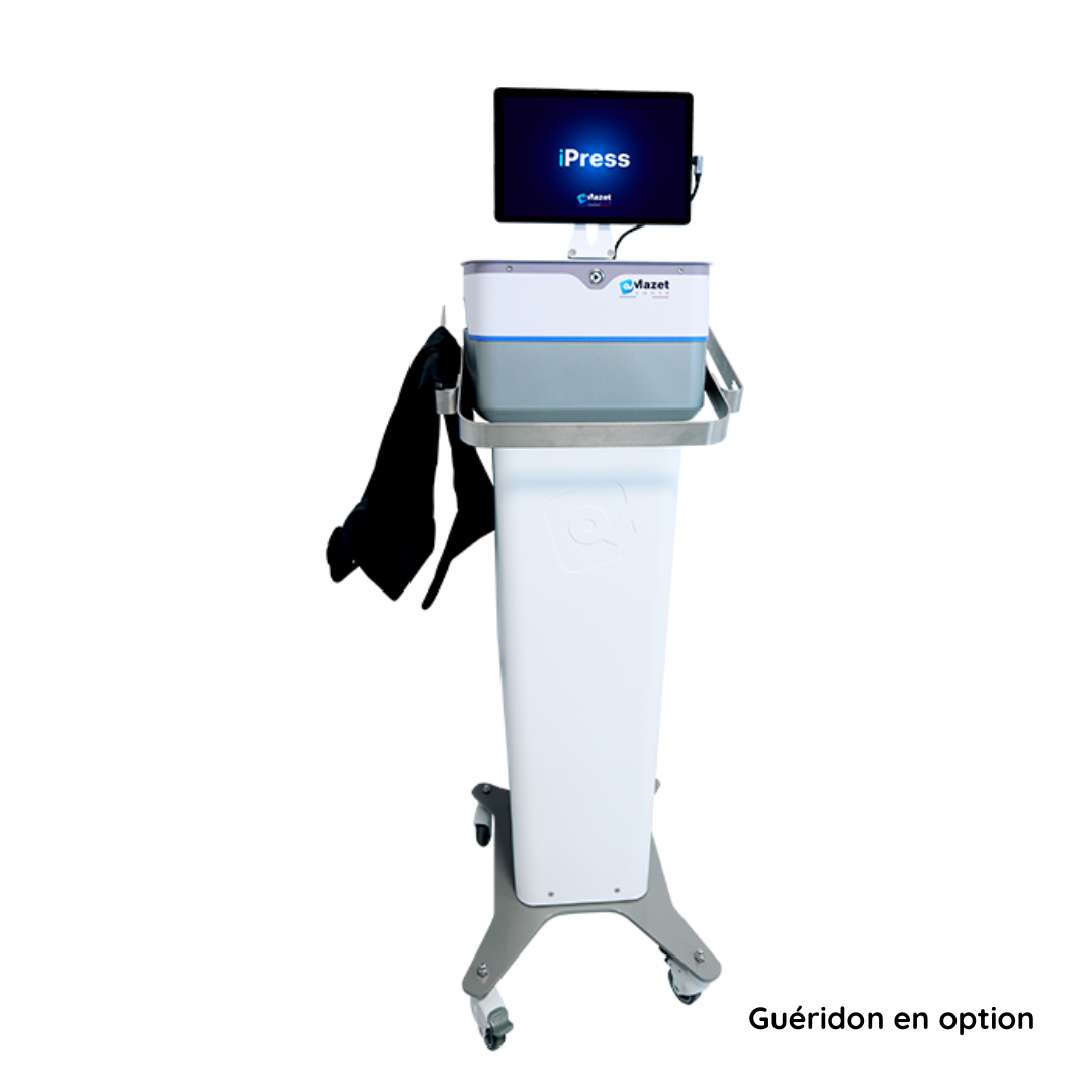 iPress 6+ - Pressothérapie avec bottes 6 cellules et Ecran inclus