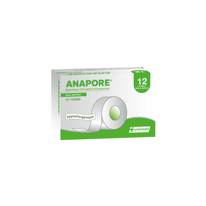 sparadrap anaporesans dévidoir 5cm x 2,5cm
