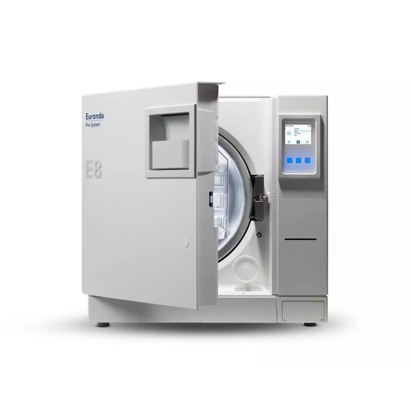 stérilisateur autoclave E8 euronda porte semi ouverte