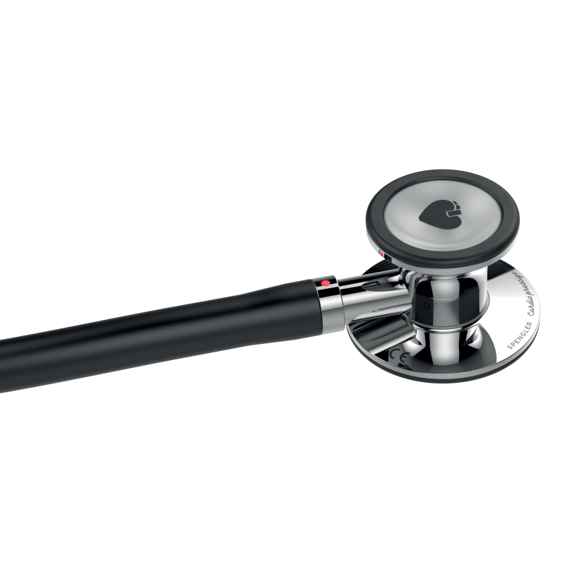tête inox Stéthoscope Cardio Prestige II Double pavillon noir