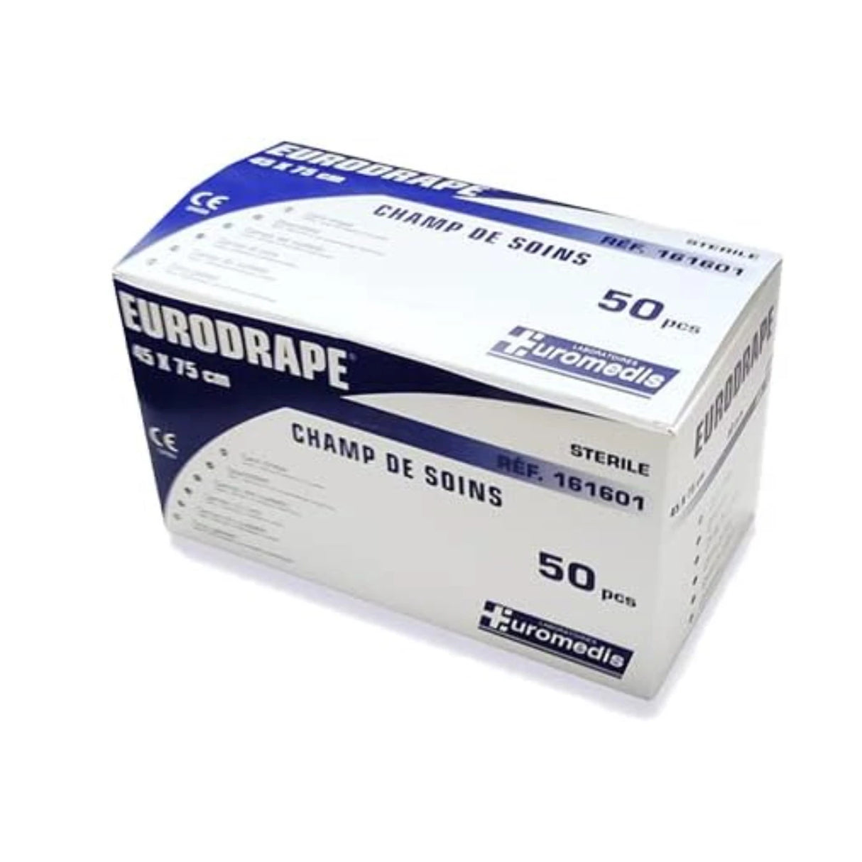 Champs stériles EURODRAPE 45 x 75cm sans trou - Boite de 50