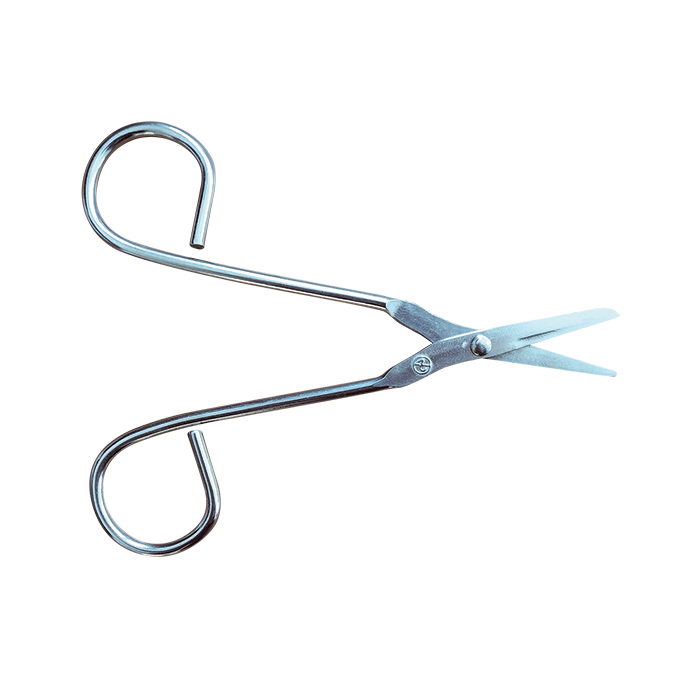 ciseaux pointus-mousse stérile