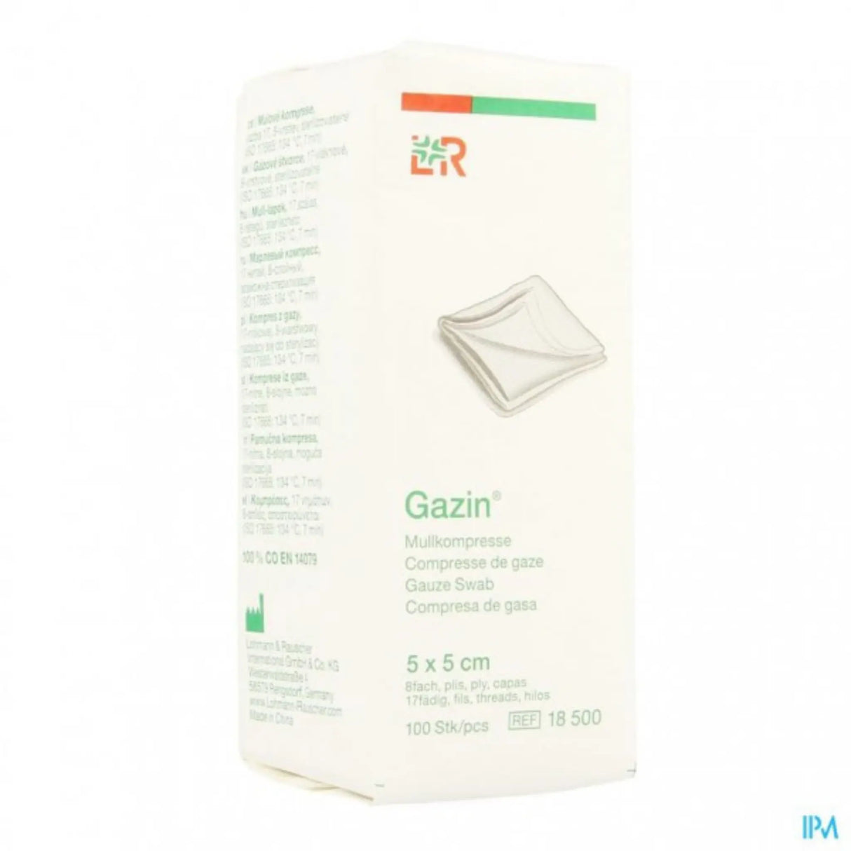 Compresses de gaze non stériles Gazin® - Sachet de 100 - Différentes tailles