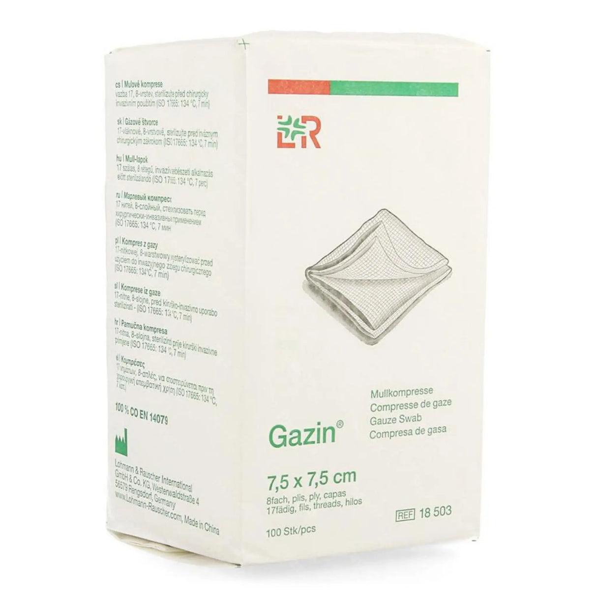 Compresses de gaze non stériles Gazin® - Sachet de 100 - Différentes tailles