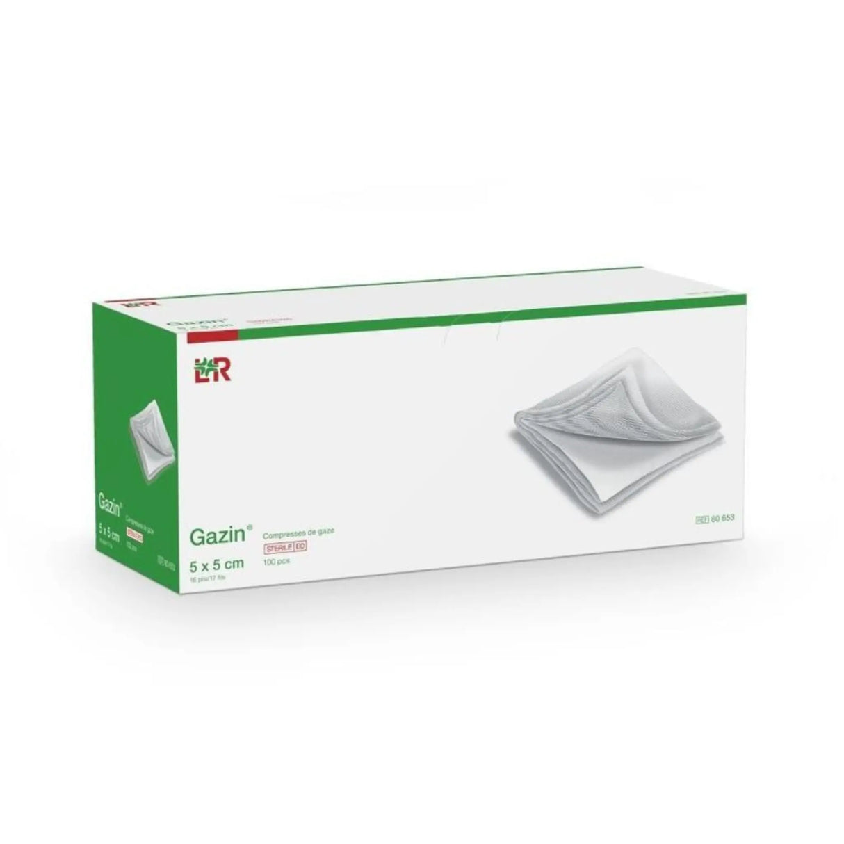 Compresses de gaze Stériles Gazin® - Boite de 100 - Emballées individuellement