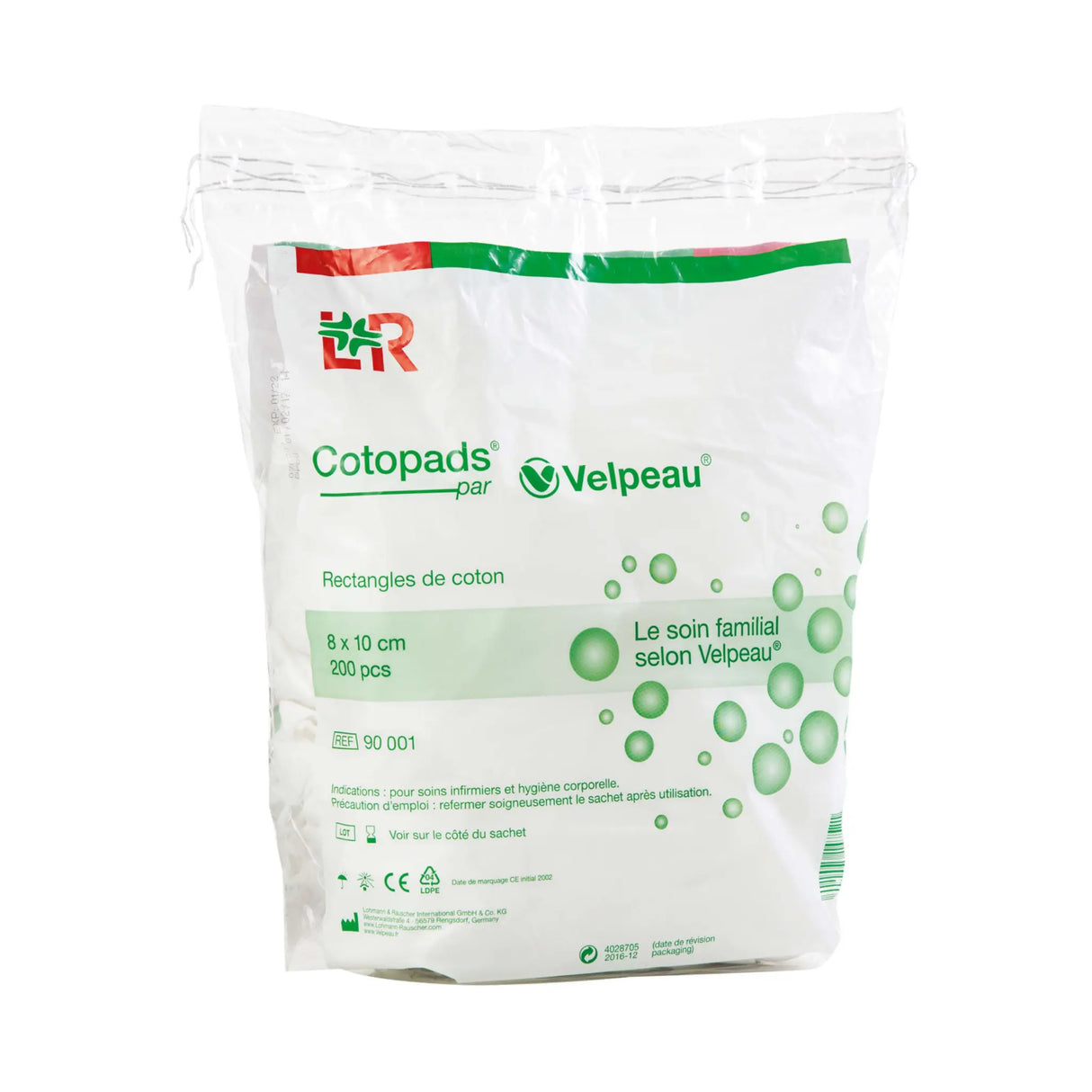 Coton non stériles COTOPADS 8 cm X 10 cm