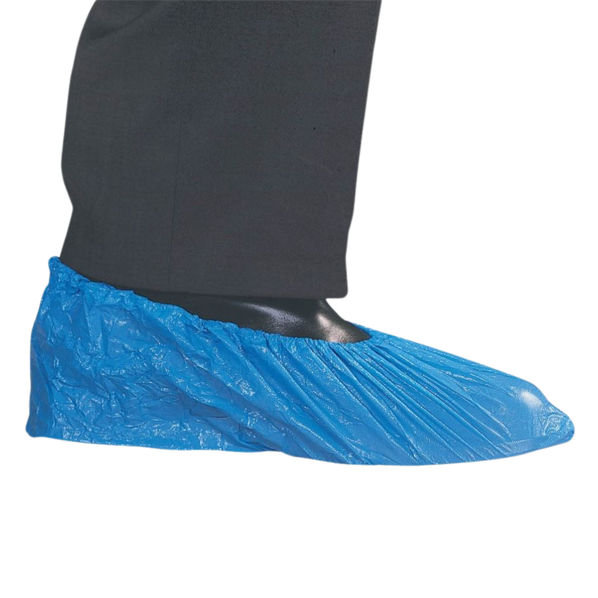 Couvre-chaussure Polyéthylène bleu - Sachet de 100