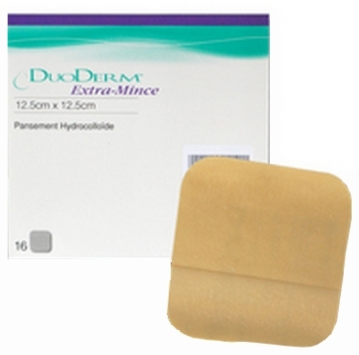 visuel du pansement duoderm extra mince 12,5 x 12,5