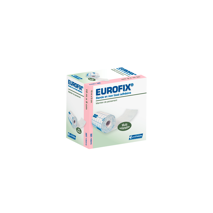 eurofix bande non tissée adhésive 10m x 5cm