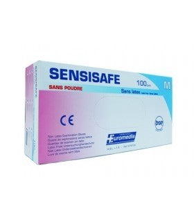 Gants d'examen Sensisafe Sans latex - Non poudrés