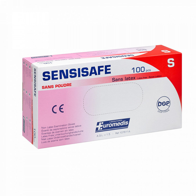 Gants d'examen Sensisafe Sans latex - Non poudrés