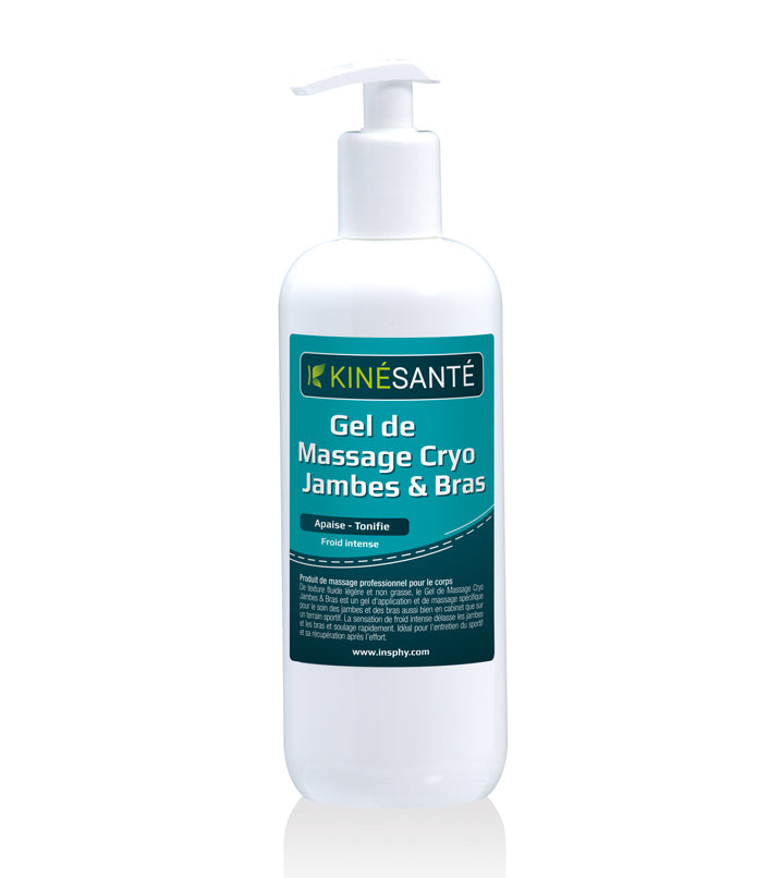 Gel de massage Cryo Jambes et Bras - Flacon-pompe 500 ml