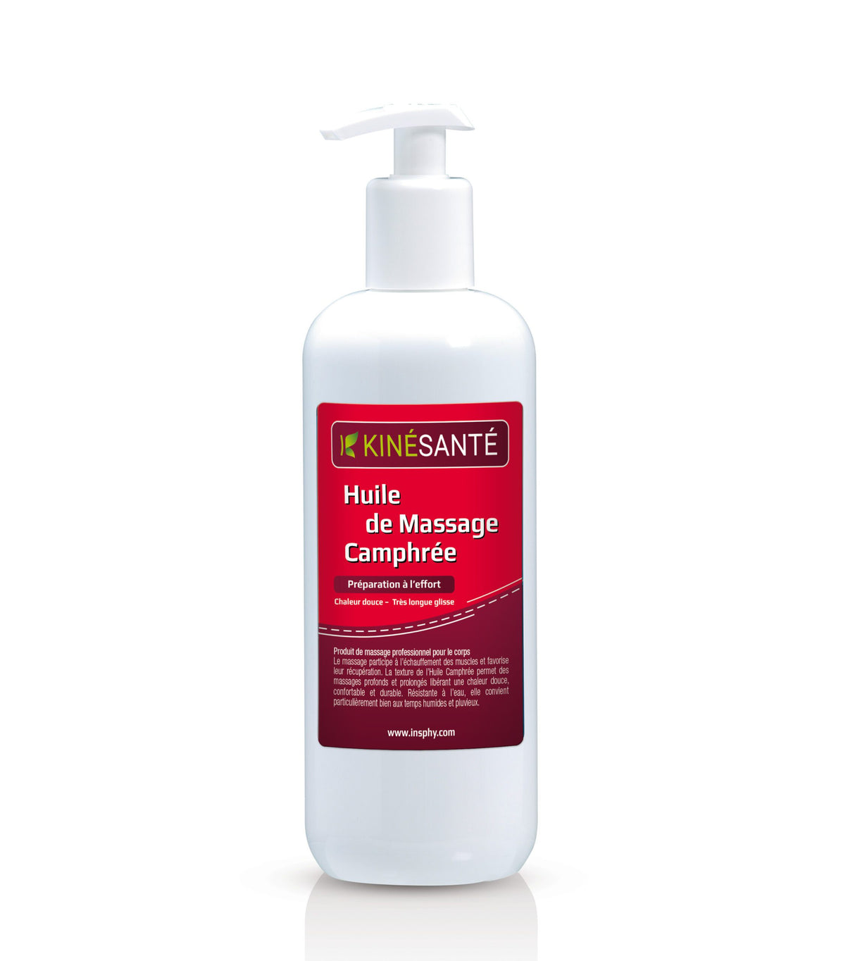 Huile de massage Camphrée - Flacon pompe 500 ml