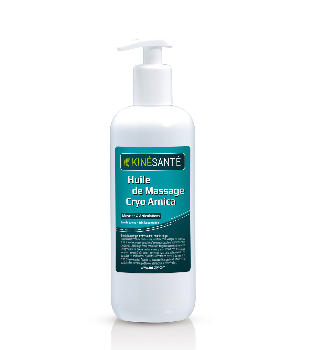 Huile de massage Cryo et Arnica - Flacon pompe de 500 ml - Péremption 31.07.2026