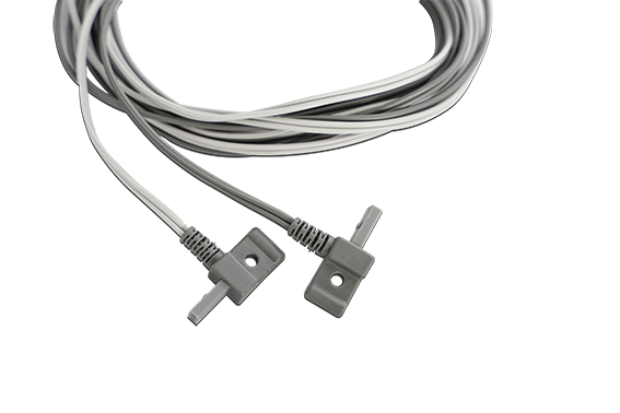 JEU DE 2 CABLES BIPOLAIRES (PERISTIM PRO,REHAB X2)