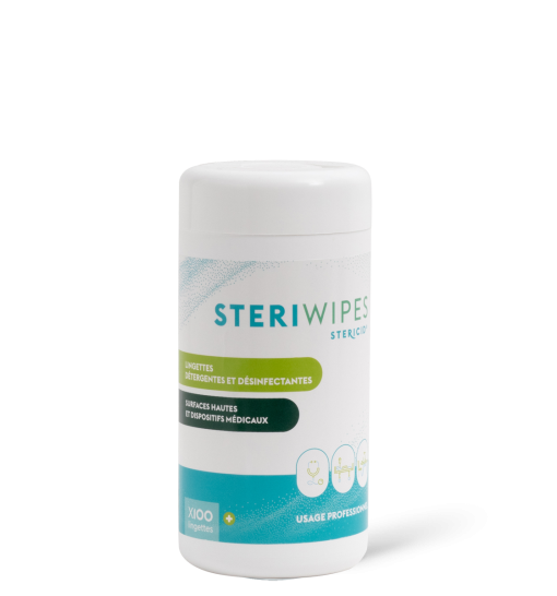 boite de lingettes désinfectantes stériwipes